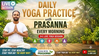 Daily Yoga Practice with Surya Namaskar | Live Yoga Session 🧘‍♂️