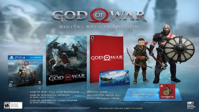 God of War Ragnarök Edição Digital Deluxe PS4 I MÍDIA DIGITAL - Diamond  Games