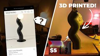 I Tried Making a Pinterest Designer Lamp with My 3D Printer