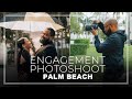 Shadow me for a real engagement shoot in palm beach florida
