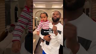 Floyd Mayweather SHOWS OFF how much his Grandson Money MEEZY LOVES HIM