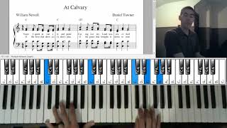 Hymn Playing Basics  How to fill in the right hand with 'At Calvary' Intermediate Piano tutorial
