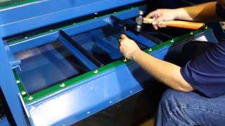 Elgin Separation Solutions shaker crown rubber and poly-strip installation