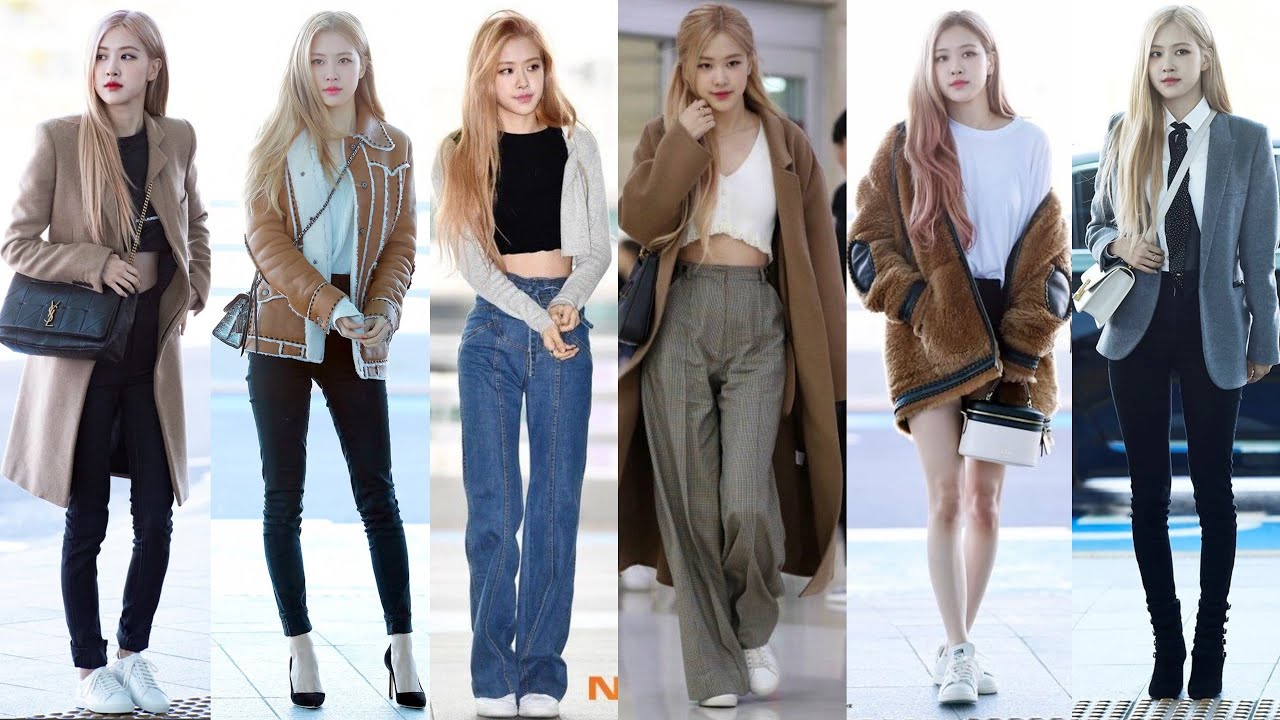 top 5 airport looks offered by BLACKPINK's Rose