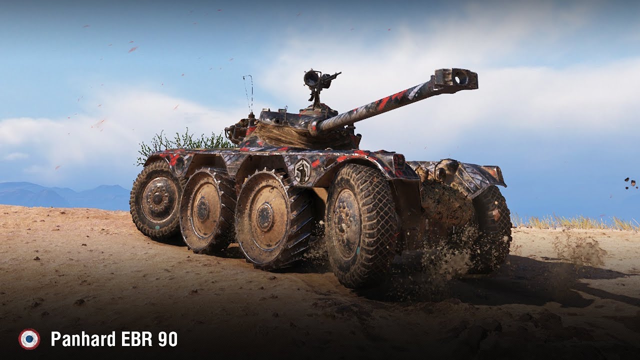 как играть в 21 Бой - Огонь | Panhard EBR 90 выдал максимум на Эль-Халлуфе