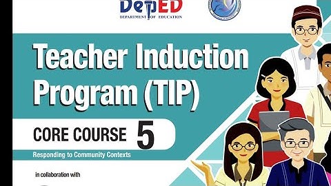 Teacher Induction Program TIP 2022 course 5