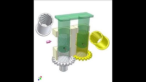 Converting two way linear motion into one way rotation 5