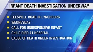 Lynchburg Police investigating the death of infant found unresponsive