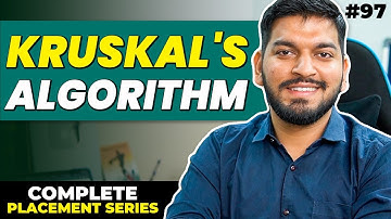 Lecture 97: Kruskal