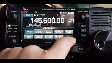 Icom IC-705 add /edit memory channel