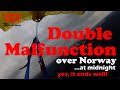 Double Parachute Malfunction over Norway at Midnight