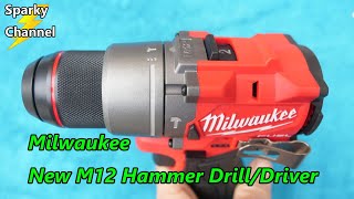 New Milwaukee M12 Hammer Drill/Driver 3404