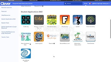 How to access Clever and Google classroom