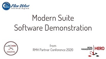 Modern Suite for RMH Software Demonstration (from RMH Partner Conference 2020)