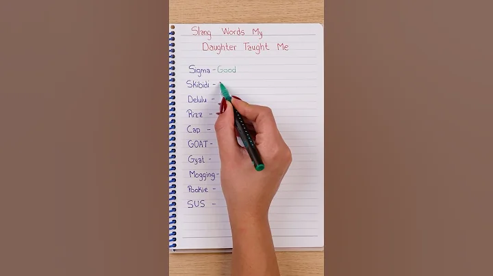 Gen Z slang my daughter taught me 😅 #shorts #hack #viralchannel #fyp #fypshorts #fyp #daughter