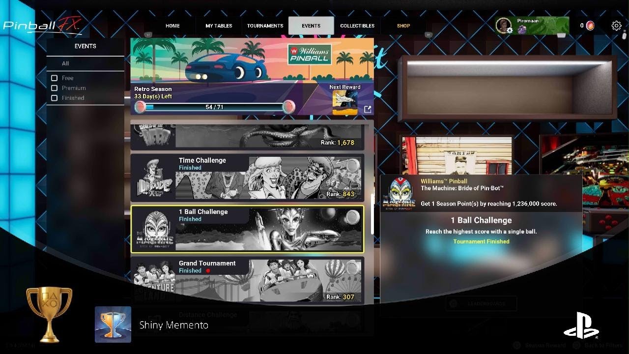 Pinball FX Shiny Memento YouTube