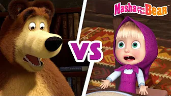 🍲👩‍🍳 Recipe For Disaster vs Something Yummy 😋🍰 Mega Battle 🏆🆚💪 Best collection 🎬 Masha and the Bear