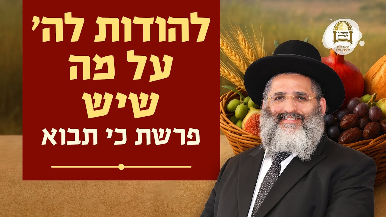 פרשת השבוע | הרב ישראל אברג'ל שליט"א