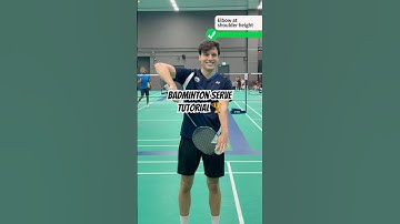 Backhand Serve Tutorial - Step-by-Step Tutorial | Badminton #badmintontraining  #badminton