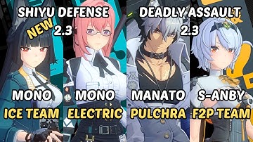 M0 Miyabi x Yanagi x Lucia Manato Pulchra x Anby Lucy F2P|NEW Shiyu Defense & Deadly Assault ZZZ 2.3