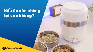 Hộp cơm điện Lock&Lock: nấu cơm tại văn phòng, tưởng khó lại dễ (EJR226IVY) • Điện máyXANH