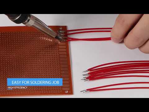 Soldering iron with automatic tin feeding