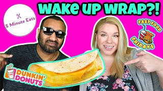 Dunkin Donuts Wake Up Wrap Egg Cheese Review