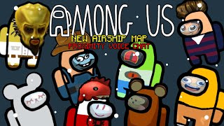 We Played the NEW Among Us Airship Map with PROXIMITY CHAT