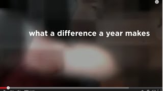 what a difference a year makes
