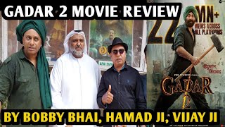 Gadar 2 Movie Review | By Bobby Bhai, Hamad Ji & Vijay Ji | Sunny Deol | Ameesha Patel | Anil Sharma