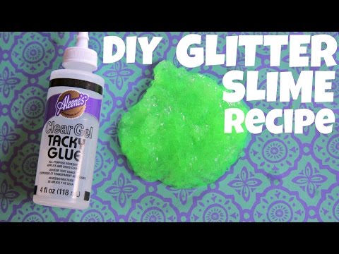 4-Ingredient Glitter Slime (NO Borax!) – Unsophisticook