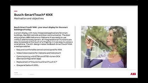 2017-07 Webinar about ABB Building Automation – KNX Visualisation - Updates and Solutions