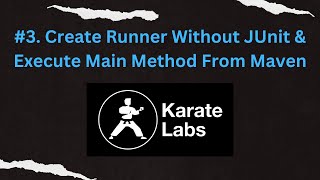 #3. Create Runner Without JUnit & Execute Main Method From Maven | Karate Framework - API Testing | Profile