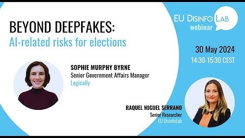 Beyond Deepfakes: AI-related risks for elections