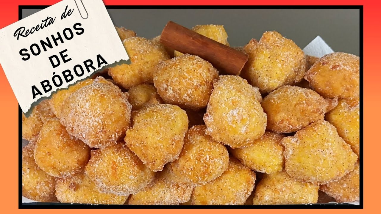 Sonhos de Abóbora, os mais fofinhos! ( Receita de Natal)