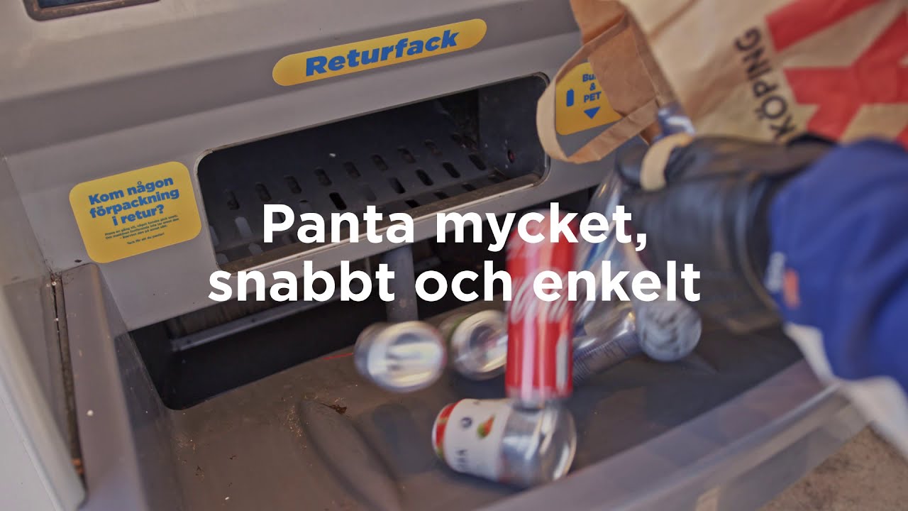 Panta på Öjersjö återvinningscentral