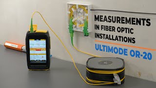 Measurements in fiber optic installations. Ultimode OR-20 OTDR.