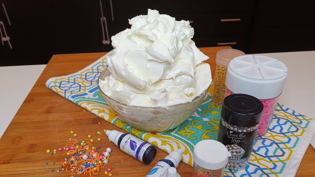 How to make (LESS SWEET) Italian Meringue Buttercream , USE FOR FLOWER PIPPING TOO!!! YouTube