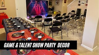 How to create a game and talent show party | clips from party at end #diy #partydecor #talentshow screenshot 4
