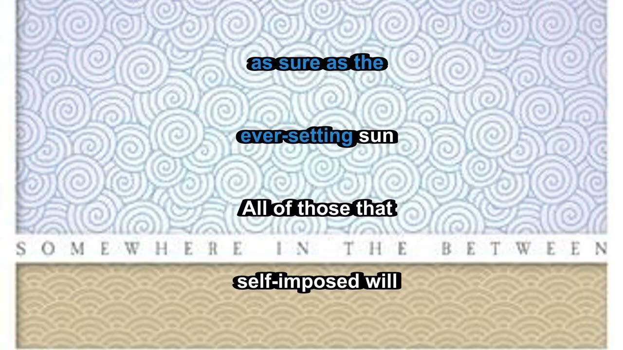 Streetlight Manifesto - "We Will Fall Together" (Karaoke)