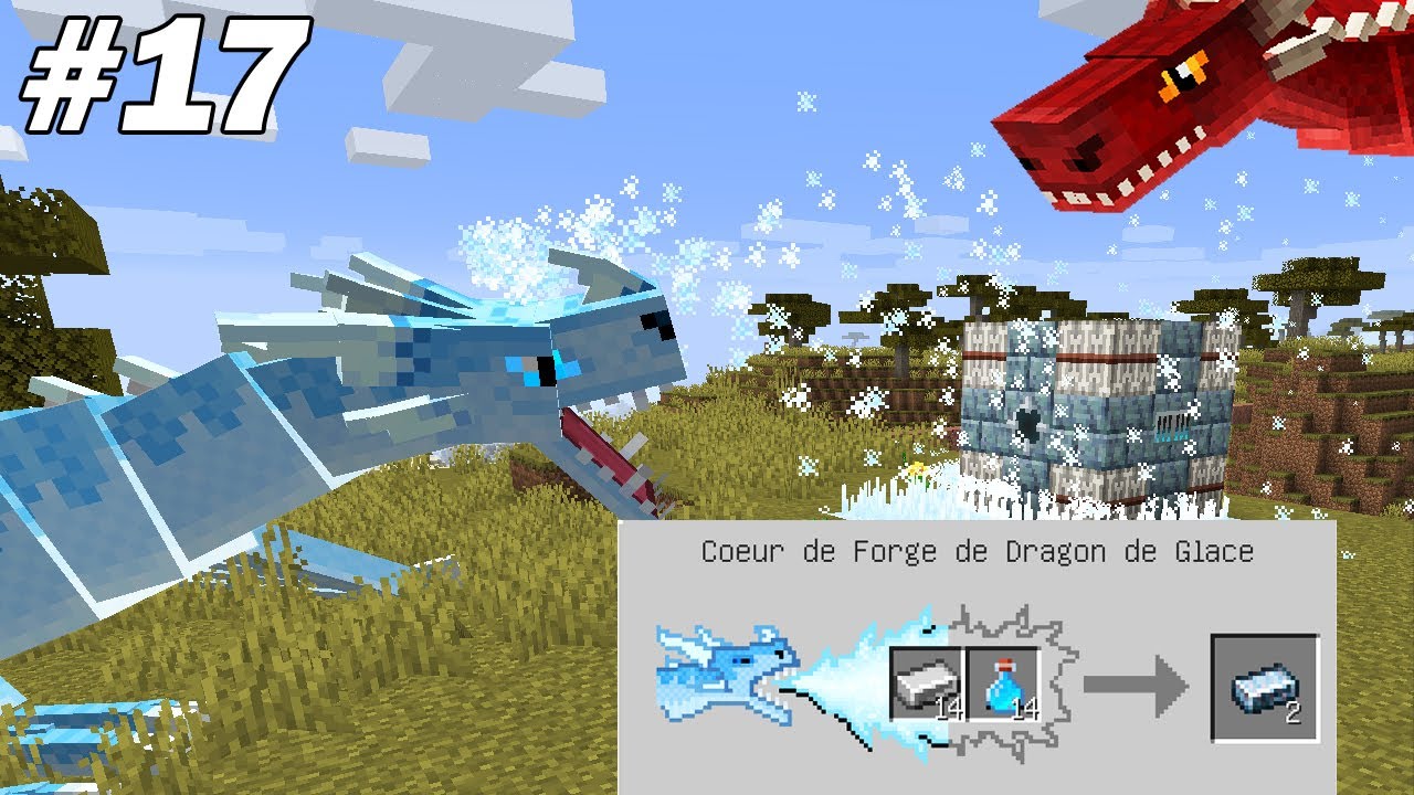 J'ai enfin la forge de Dragon de Glace ! Minecraft Ice & Fire EP17