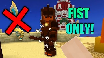 Bedwars But I Can Only Use My Fists To PvP  [Blockman Go]