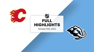 NHL Highlights | Flames vs. Mammoth | October 15, 2025