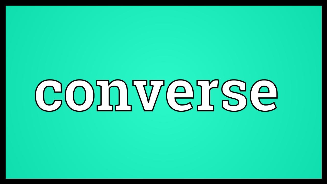 converse meaning