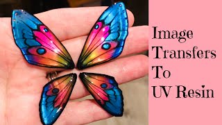 Image Transfer To UV Resin Tutorial Creating Butterfly Wings - Artist Collab with TurtleSoupBeads