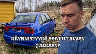 Miten käynnistyy Seatti talven jälkeen? - Ja siirrellään klapisäkkejä