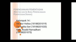 PERENCANAAN PEMENTASAN DRAMA (BENTUK DAN ISI BUKU PERENCANAAN PEMENTASAN DRAMA) PERENCANAAN PEMENTASAN DRAMA (BENTUK DAN ISI BUKU PERENCANAAN PEMENTASAN DRAMA)