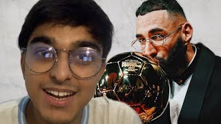 KARIM BALLON D'OR BENZEMA!!!!