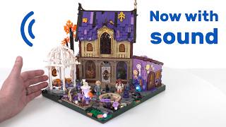 Lumibricks Luna Cottage adds sound on top of lights & prints! 2846 pc set review #NotSponsored 10014