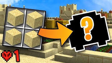 Hardcore Minecraft Except All Crafting Recipes Are Random (#1)